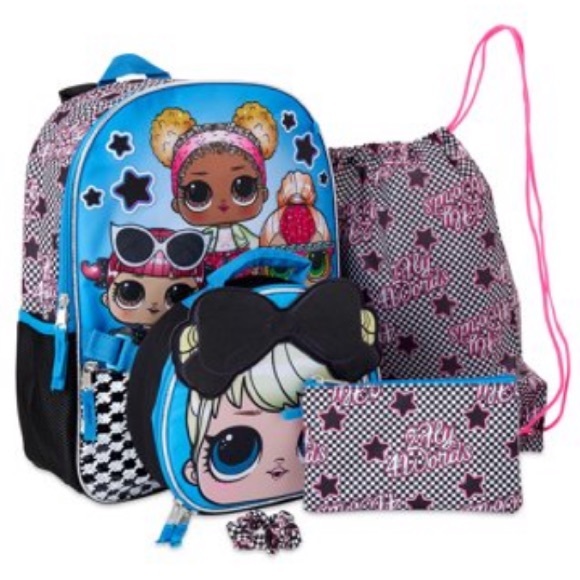 L.O.L Surprise Other - 💜L.O.L Surprise Girls Glam Squad 5pc  backpack set